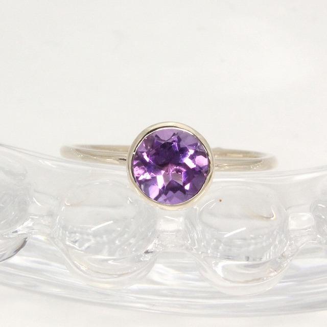 K10イエローゴールド アメジスト 2月 誕生石 重ね着けリング 指輪 fefプライス |  | 01