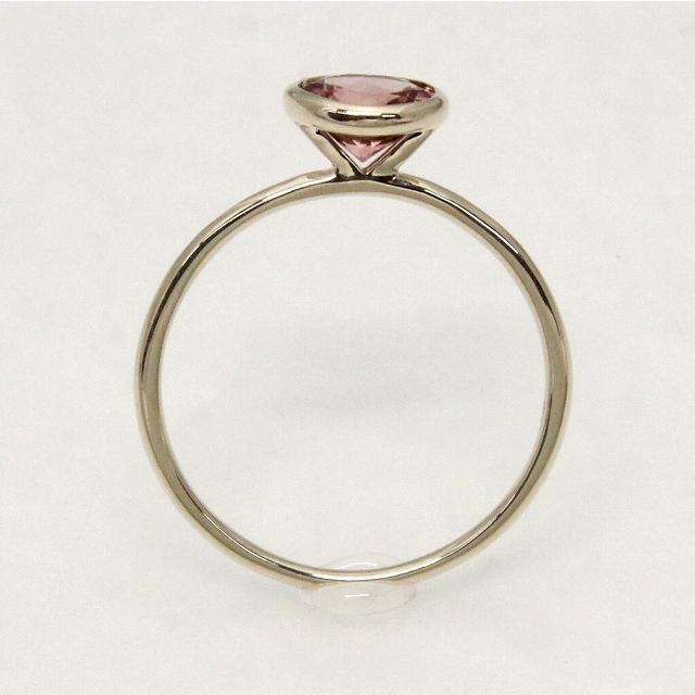 K10イエローゴールド ピンクトルマリン 10月 誕生石 重ね着けリング 指輪 fefプライス |  | 02