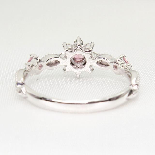 K10 ホワイトゴールド ピンクトルマリン ダイヤ リング fefプライス |  | 03