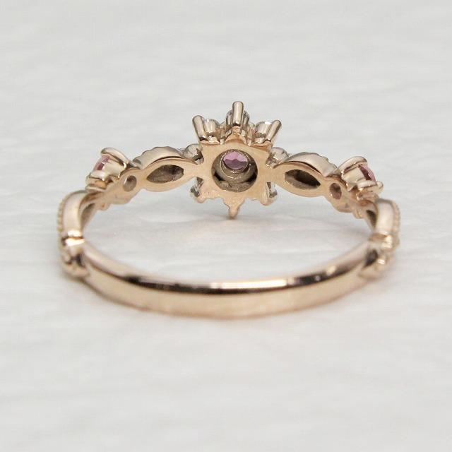 K10 ピンクゴールド ピンクトルマリン ダイヤ リング fefプライス |  | 03