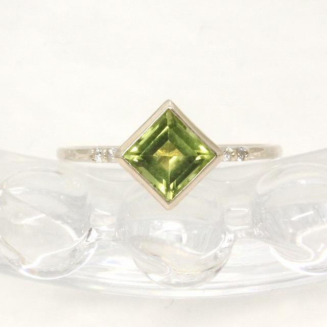 K10イエローゴールド ペリドット 8月 誕生石 重ね着けリング 指輪 fefプライス |  | 01