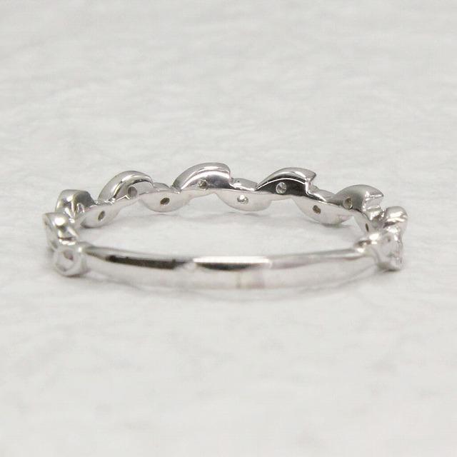 K10 ホワイトゴールド ダイヤリング リーフモチーフ fefプライス |  | 04