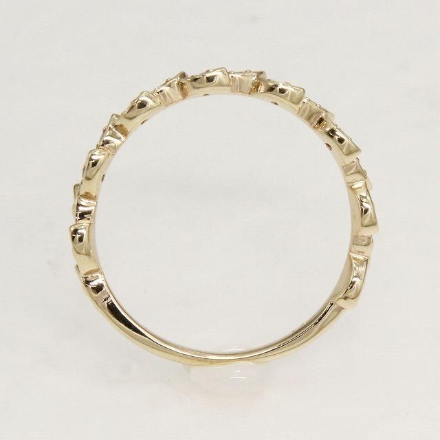 K10 イエローゴールド ダイヤリング リーフモチーフ fefプライス |  | 05