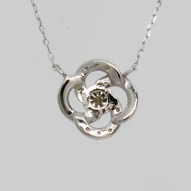 K18ホワイトゴールド ダイヤモンド ネックレス K18WG fefプライス |  | 01