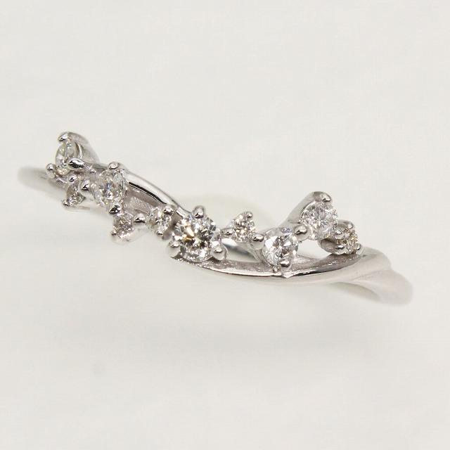 K10 ホワイトゴールド ダイヤモンドリング fefプライス | 