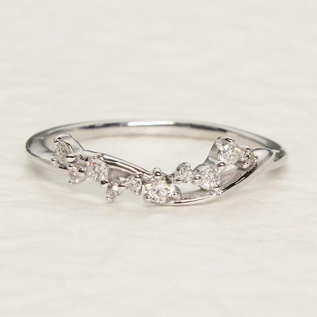 K10 ホワイトゴールド ダイヤモンドリング fefプライス |  | 02