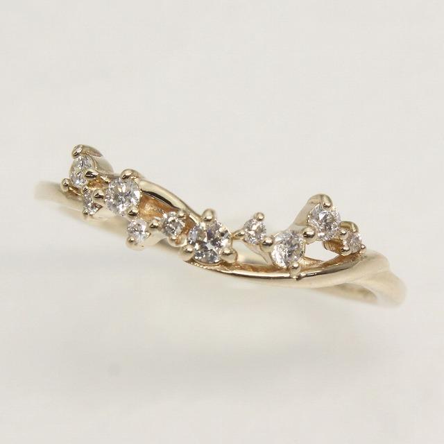 K10 イエローゴールド ダイヤモンドリング fefプライス | 