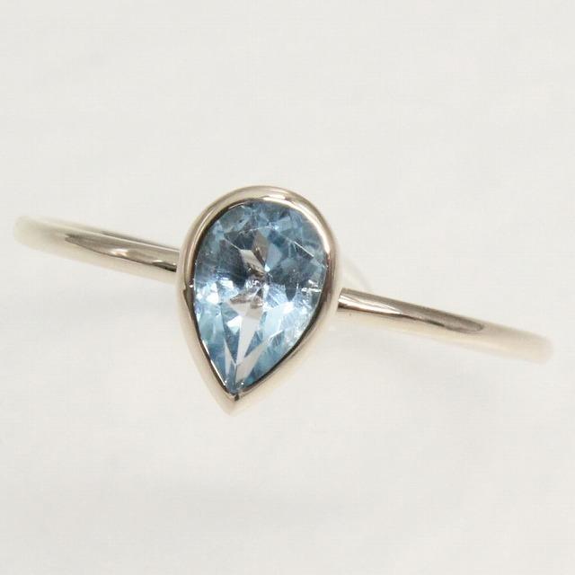 K10イエローゴールド ブルートパーズ カボション 11月 誕生石 重ね着けリング 指輪 fefプライス |  | 01