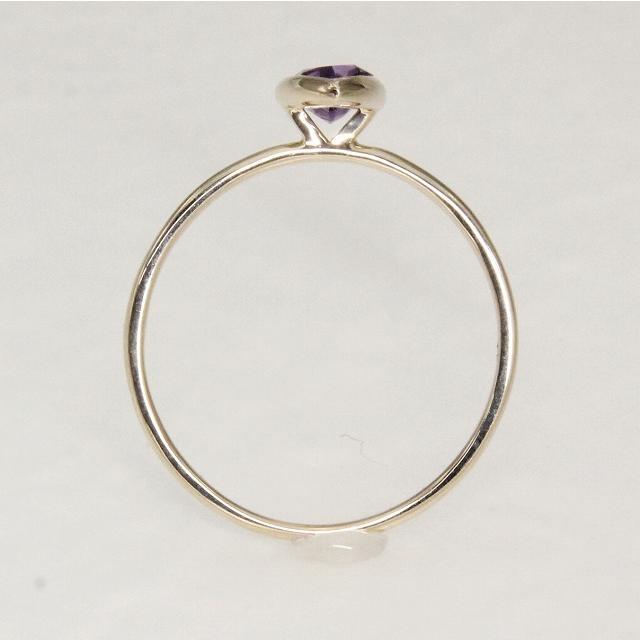 K10イエローゴールド アメジスト 2月 誕生石 重ね着けリング 指輪 fefプライス |  | 04