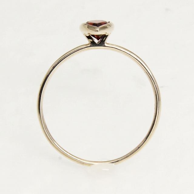 K10イエローゴールド ガーネット １月 誕生石 重ね着けリング 指輪 fefプライス |  | 04