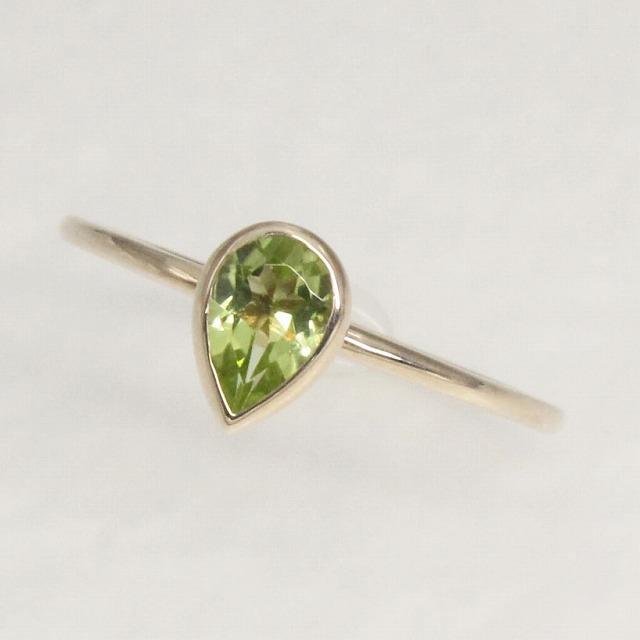 K10イエローゴールド ペリドット ８月 誕生石 重ね着けリング 指輪 fefプライス |  | 01