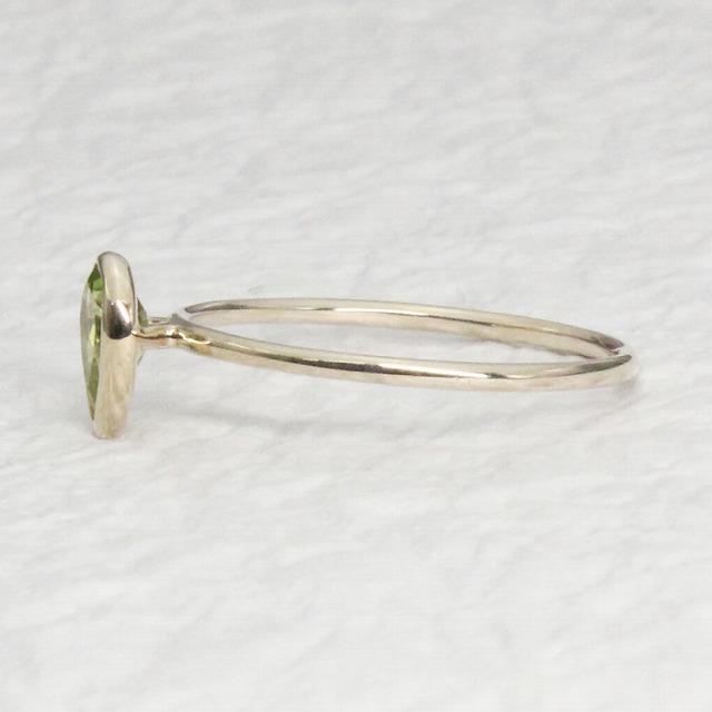 K10イエローゴールド ペリドット ８月 誕生石 重ね着けリング 指輪 fefプライス |  | 02