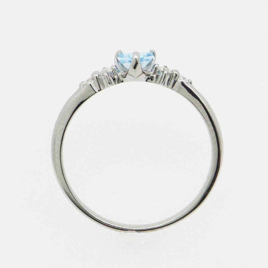 K10ホワイトゴールド ブルートパーズ ハートシェイプカット ハート ダイヤ リング 指輪 fefプライス |  | 03