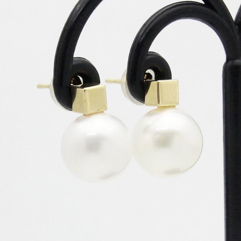 K18 イエローゴールド パールピアス 淡水パール タンスイ fefプライス |  | 01