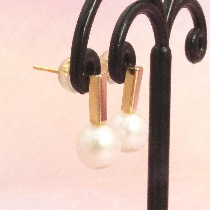 K18 イエローゴールド パールピアス 淡水パール タンスイ fefプライス |  | 01