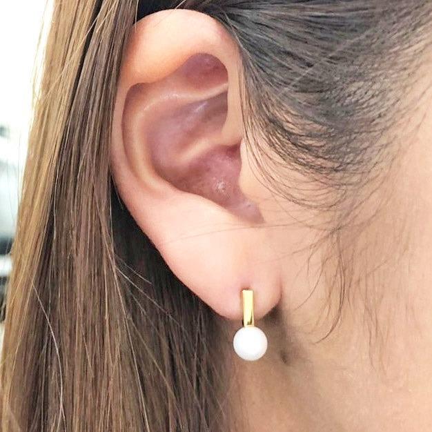 K18 イエローゴールド パールピアス 淡水パール タンスイ fefプライス |  | 03