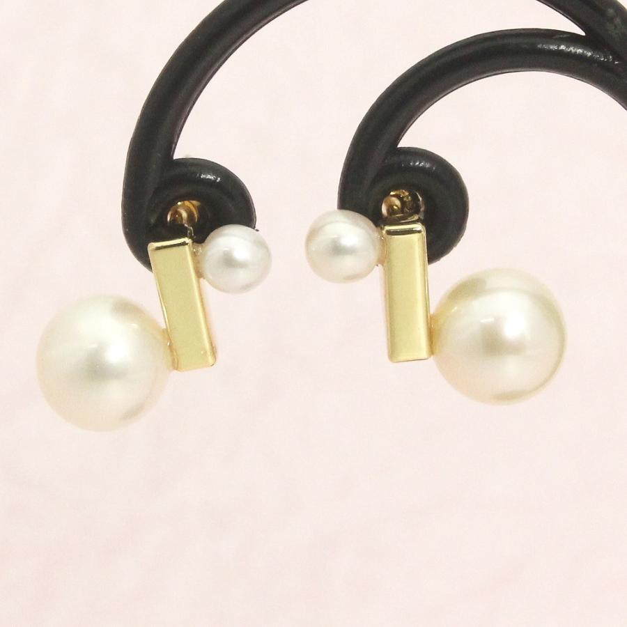 K10 イエローゴールド パールピアス 淡水パール タンスイ fefプライス | 