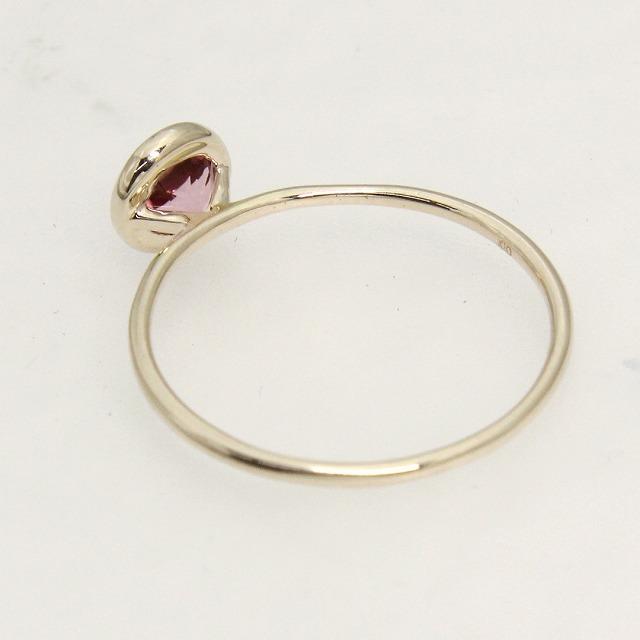 K10イエローゴールド ピンクトルマリン 10月 誕生石 重ね着けリング 指輪 fefプライス |  | 02