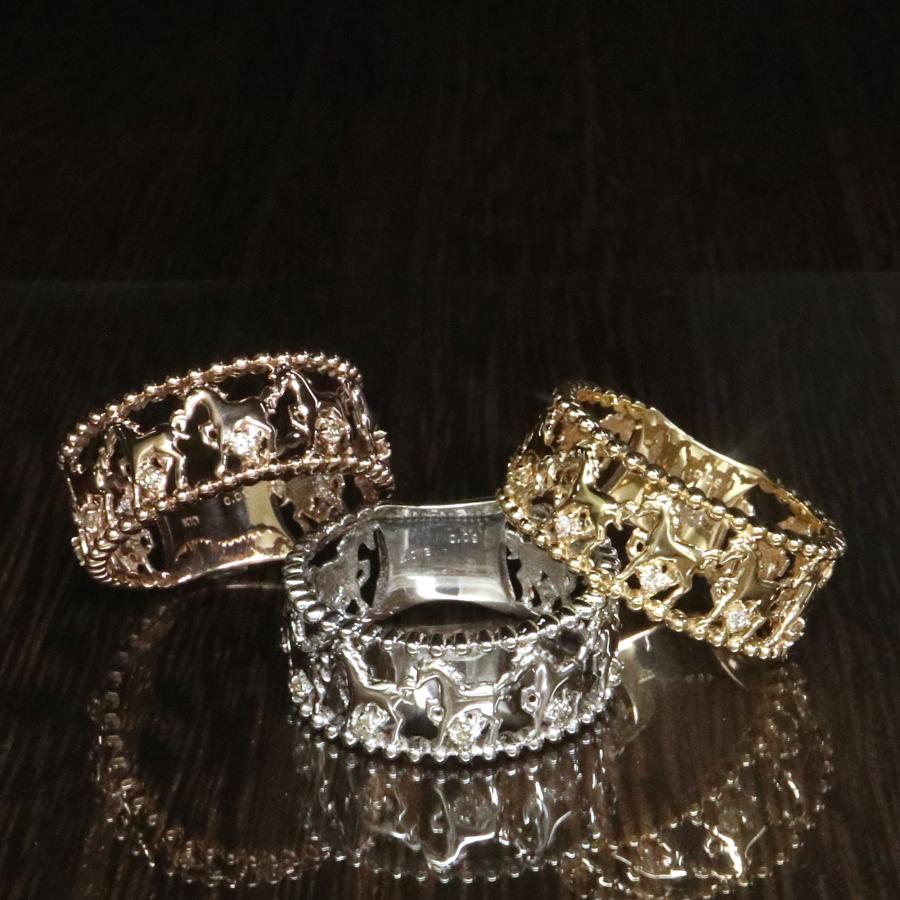 K10 イエローゴールド ダイヤリング 馬モチーフ うまくいく fefプライス |  | 07