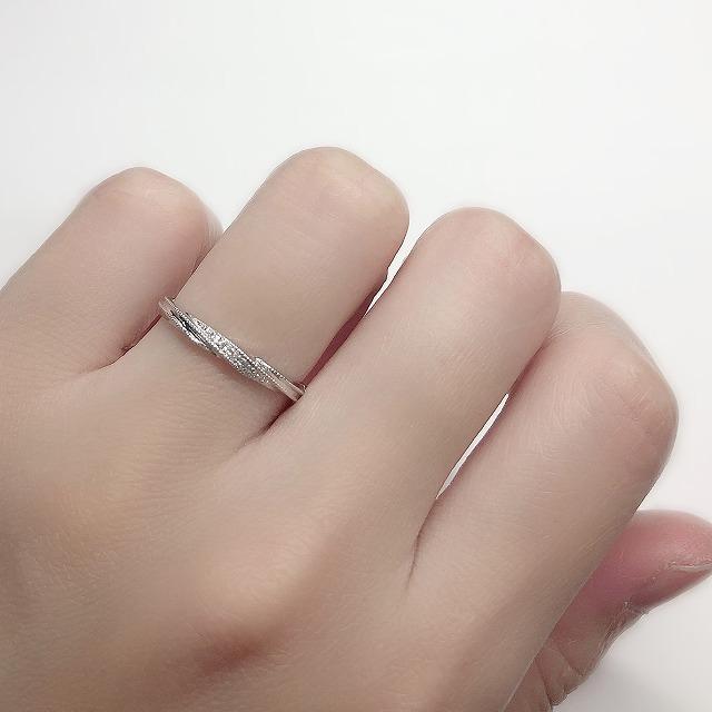 K10ホワイトゴールド 結婚指輪 マリッジリング ペアリング fefプライス |  | 04