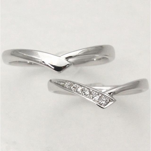 K10ホワイトゴールド 結婚指輪 マリッジリング ペアリング fefプライス | 