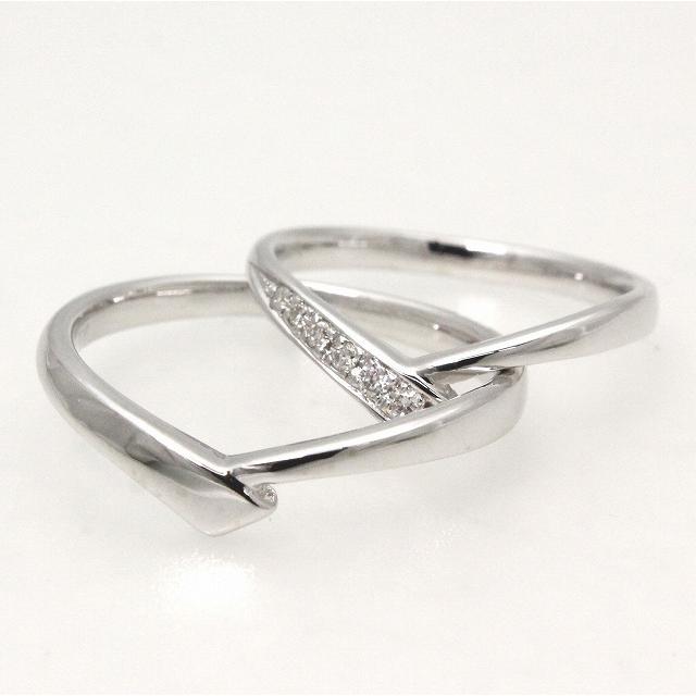 K10ホワイトゴールド 結婚指輪 マリッジリング ペアリング fefプライス |  | 02