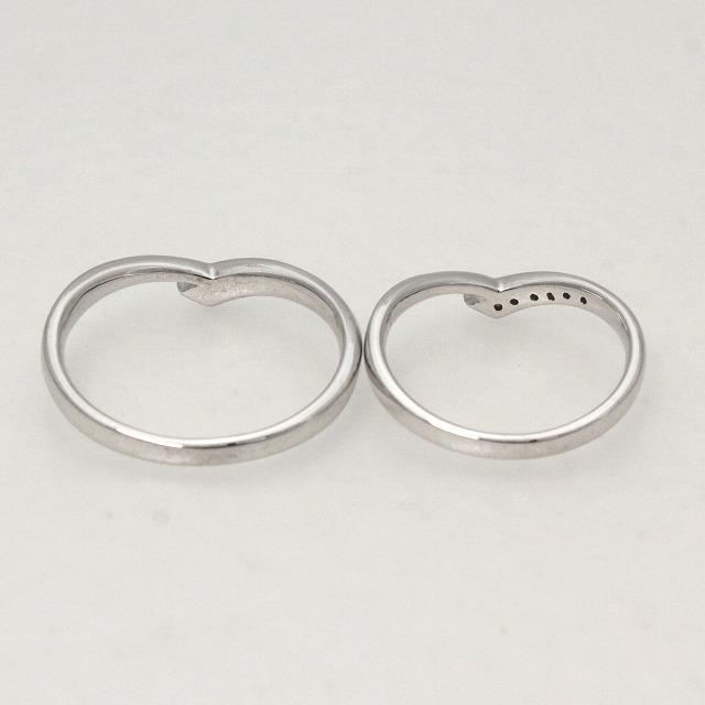 K10ホワイトゴールド 結婚指輪 マリッジリング ペアリング fefプライス |  | 03