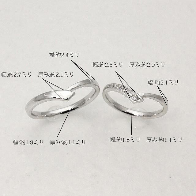 K10ホワイトゴールド 結婚指輪 マリッジリング ペアリング fefプライス |  | 04
