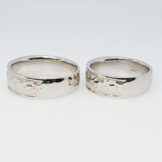 K10ホワイトゴールド 幅広 結婚指輪 マリッジリング ペアリング fefプライス |  | 02