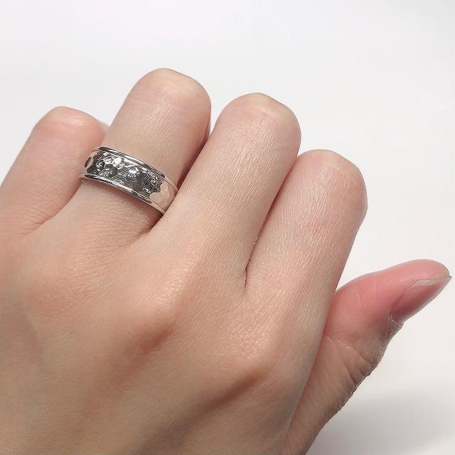 K10ホワイトゴールド 幅広 結婚指輪 マリッジリング ペアリング fefプライス |  | 04