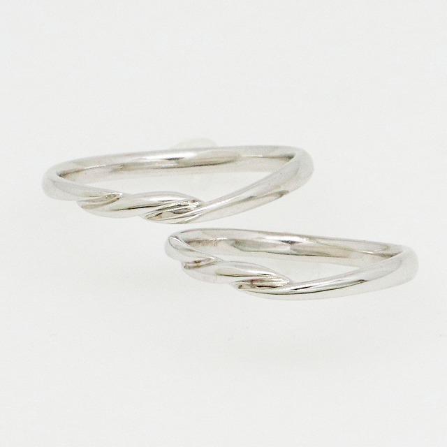 K10ホワイトゴールド 結婚指輪 マリッジリング ペアリング fefプライス | 