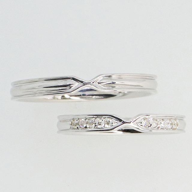 K10ホワイトゴールド 結婚指輪 マリッジリング ペアリング fefプライス |  | 01
