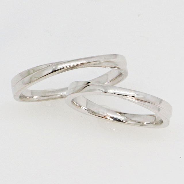 K10ホワイトゴールド 結婚指輪 マリッジリング ペアリング fefプライス | 