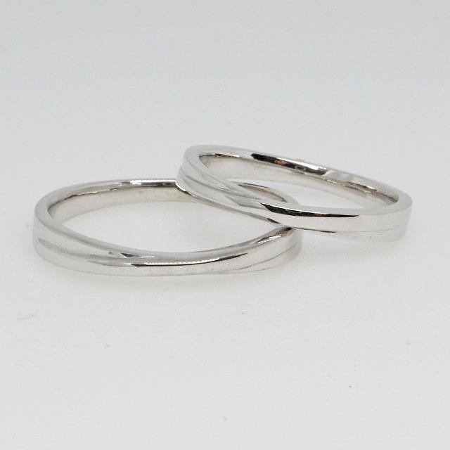 K10ホワイトゴールド 結婚指輪 マリッジリング ペアリング fefプライス |  | 02