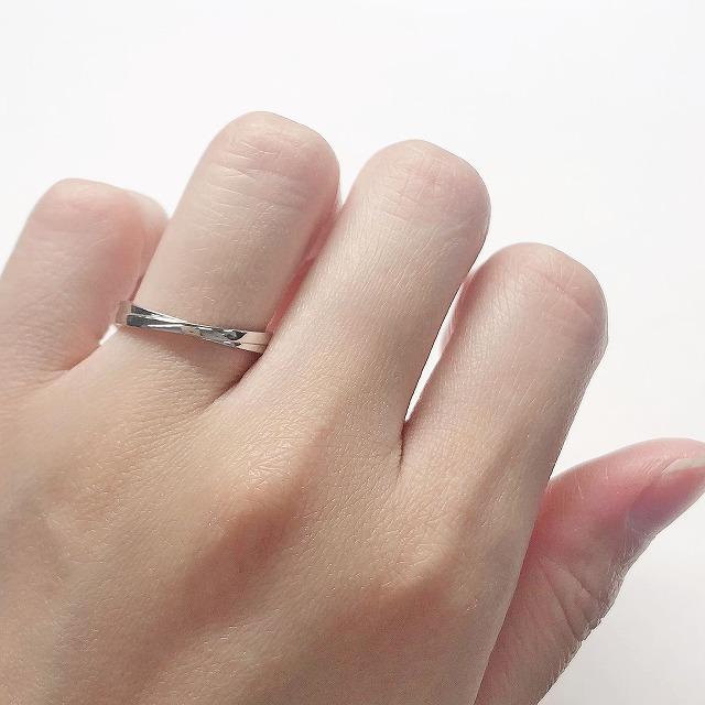 K10ホワイトゴールド 結婚指輪 マリッジリング ペアリング fefプライス |  | 04