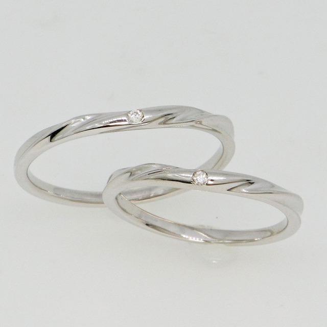 K10ホワイトゴールド 結婚指輪 マリッジリング ペアリング fefプライス | 