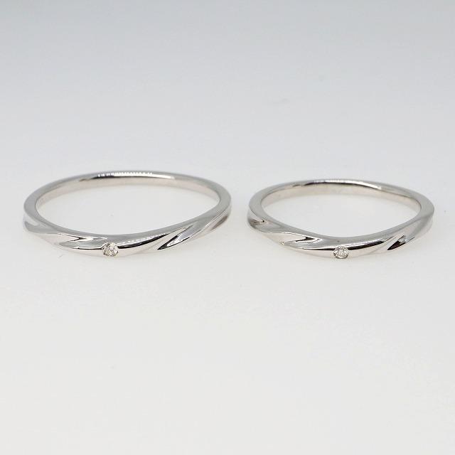 K10ホワイトゴールド 結婚指輪 マリッジリング ペアリング fefプライス |  | 03