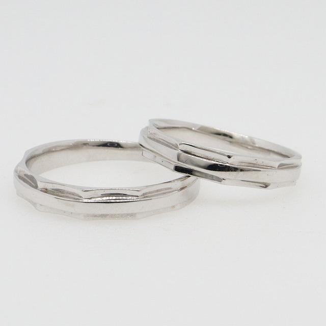 K10ホワイトゴールド 結婚指輪 マリッジリング ペアリング fefプライス |  | 02