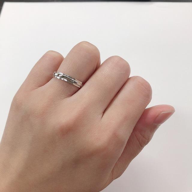 K10ホワイトゴールド 結婚指輪 マリッジリング ペアリング fefプライス |  | 06