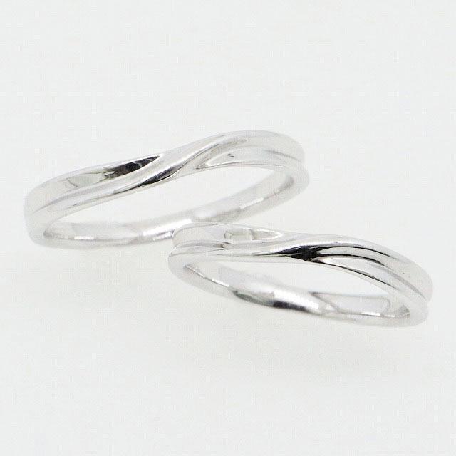 K10ホワイトゴールド 結婚指輪 マリッジリング ペアリング fefプライス | 