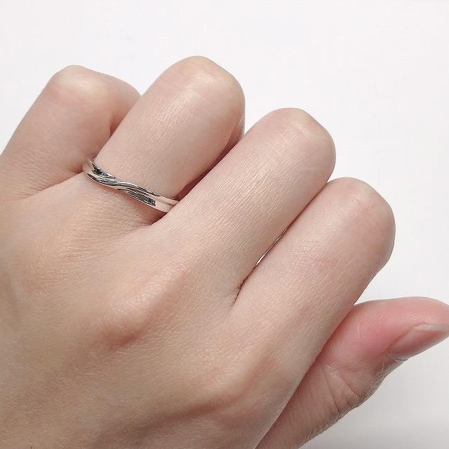 K10ホワイトゴールド 結婚指輪 マリッジリング ペアリング fefプライス |  | 04
