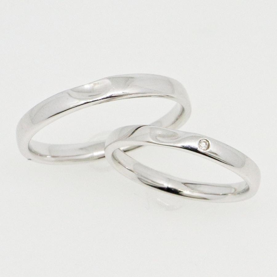 K10ホワイトゴールド 結婚指輪 マリッジリング ペアリング fefプライス |  | 01