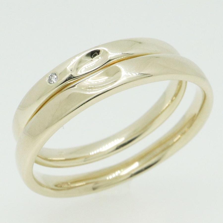 K10イエローゴールド 結婚指輪 マリッジリング ペアリング fefプライス | 