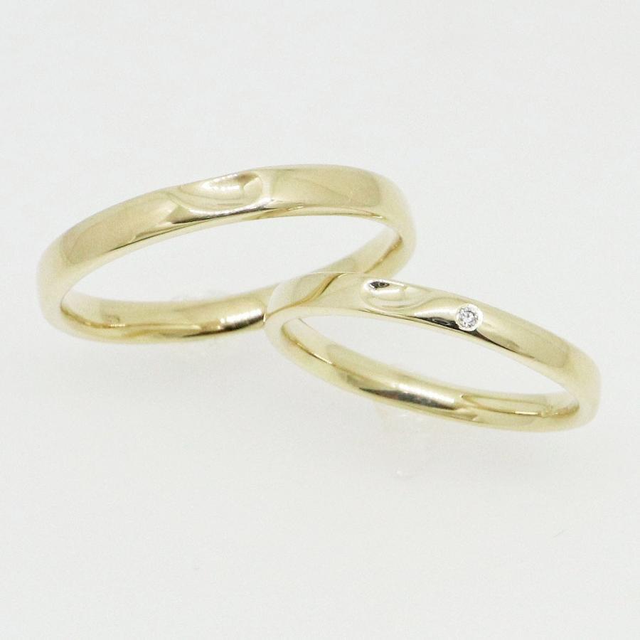 K10イエローゴールド 結婚指輪 マリッジリング ペアリング fefプライス |  | 01