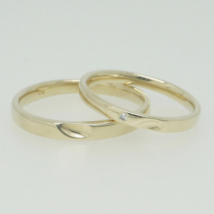 K10イエローゴールド 結婚指輪 マリッジリング ペアリング fefプライス |  | 02