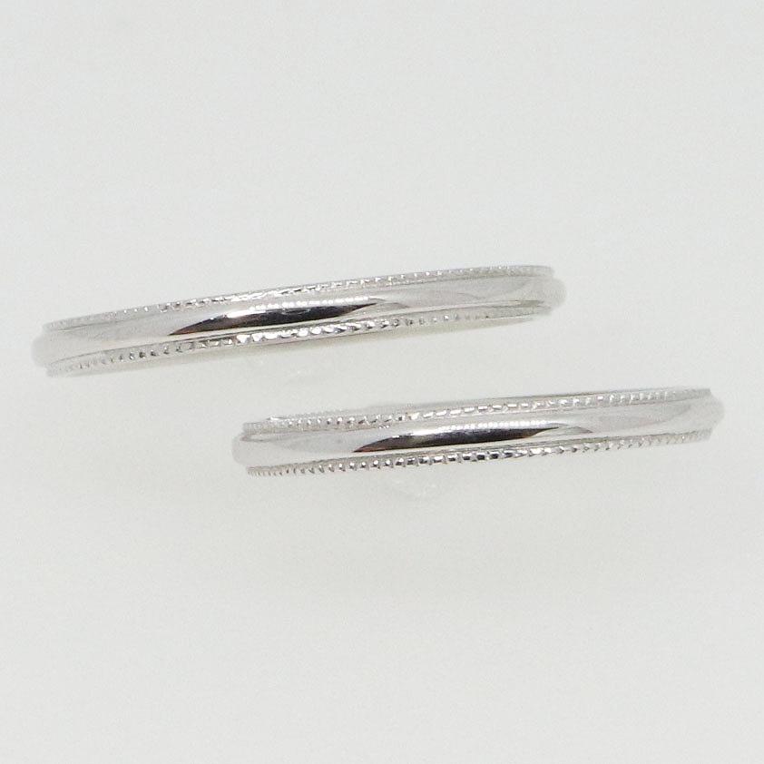 K10ホワイトゴールド 結婚指輪 マリッジリング ペアリング fefプライス |  | 01