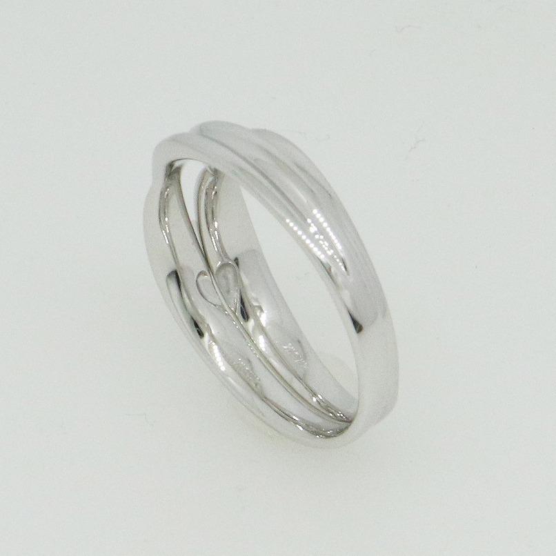 K10ホワイトゴールド 結婚指輪 マリッジリング ペアリング fefプライス |  | 03