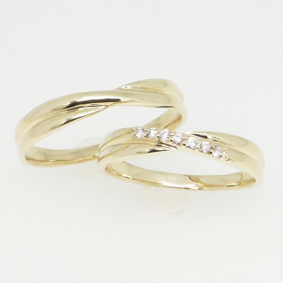 K10イエローゴールド 結婚指輪 マリッジリング ペアリング fefプライス | 