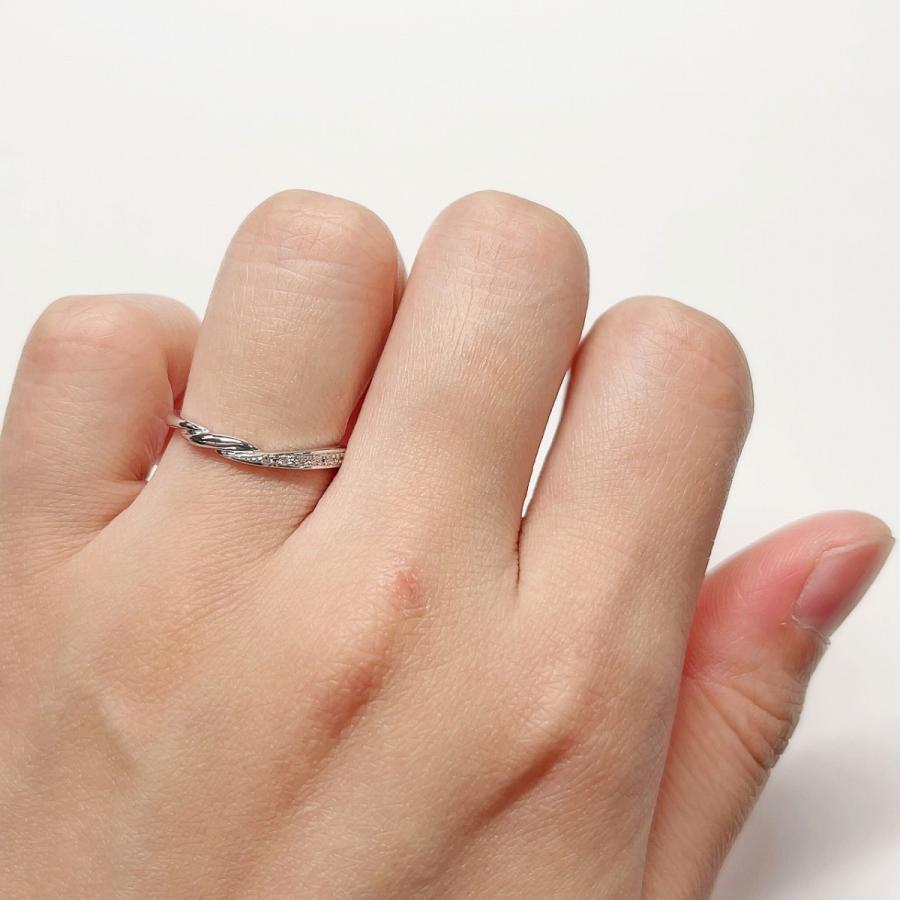 K10ホワイトゴールド 結婚指輪 マリッジリング ペアリング fefプライス |  | 03