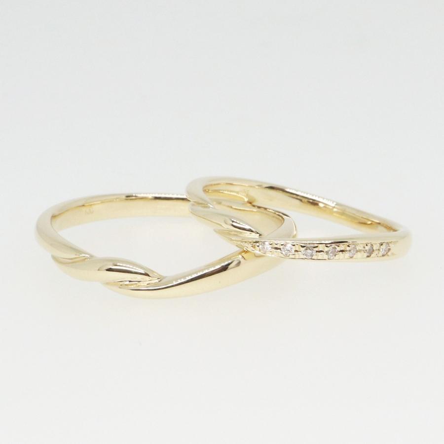 K10イエローゴールド 結婚指輪 マリッジリング ペアリング fefプライス |  | 01